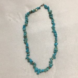 Turquoise beaded necklace